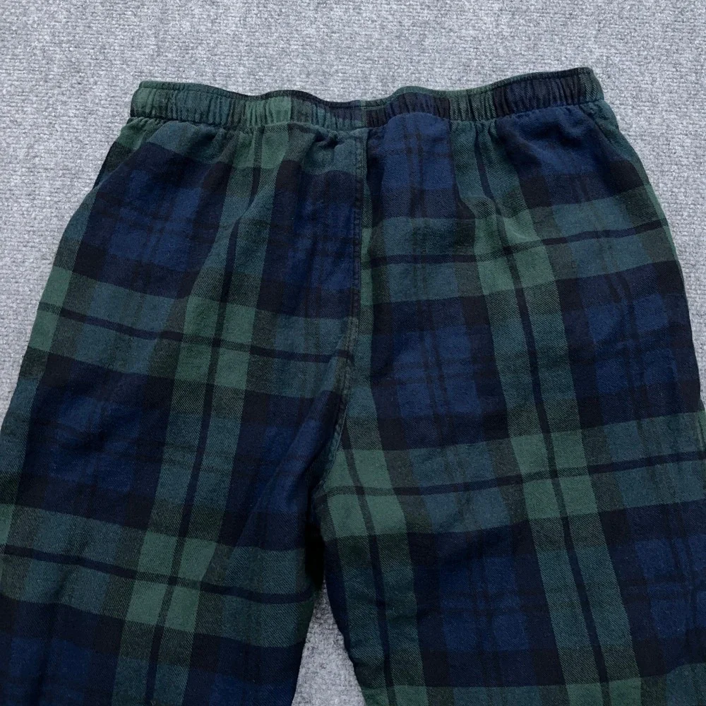 Polo Ralph Lauren Flannel Sleepwear Pants Men Large Blackwatch Plaid Pony Lounge